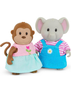 Li'l Woodzeez Set de Amigos Jungla 4 Figuras Animales 2