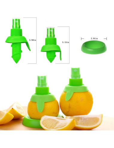 Rociador de Jugo de Limón BJLIIO 2 Piezas con Plato Soporte
