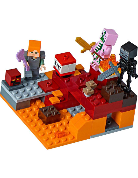 LEGO Minecraft La Lucha en el Nether 21139 - 84 Piezas LEGO Minecraft La Lucha en el Nether 21139 - 84 Piezas
