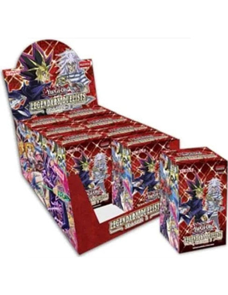 Yu-Gi-Oh! Caja de Refuerzo Duelistas Legendarios 3 - 8 Mini-Cajas Yu-Gi-Oh! Caja de Refuerzo Duelistas Legendarios 3 - 8 Mini-Cajas
