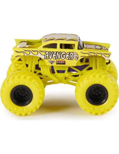 Camión Monster Jam Avenger Oficial 1:64 Metal Fundido