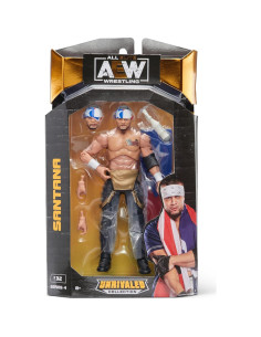 Figura de Acción Santana AEW 6.5" Colección Sin Rival Jazwares 2