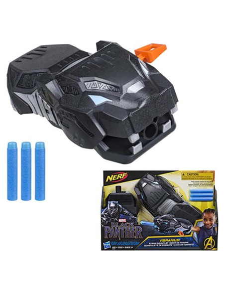 Guantelete de Vibranio Nerf Black Panther Hasbro 212g Guantelete de Vibranio Nerf Black Panther Hasbro 212g