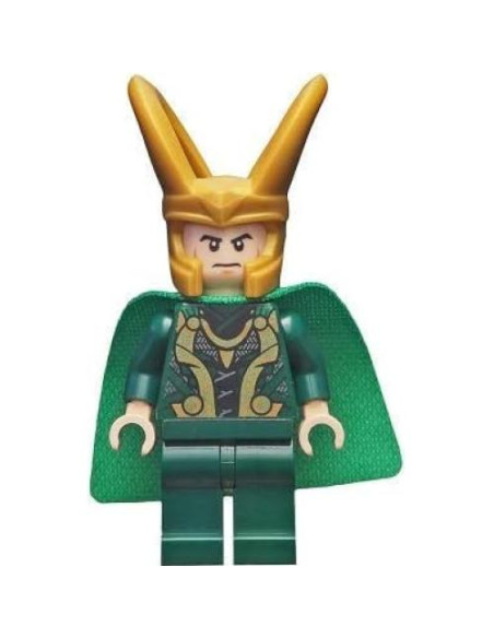 Minifiguras LEGO Thor y Loki con Mjolnir y Tesseract - 5 cm Minifiguras LEGO Thor y Loki con Mjolnir y Tesseract - 5 cm