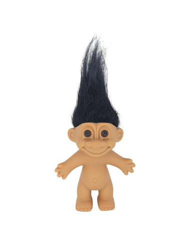 Muñeca Troll Vintage Russ Berries 12.7 cm Cabello Negro