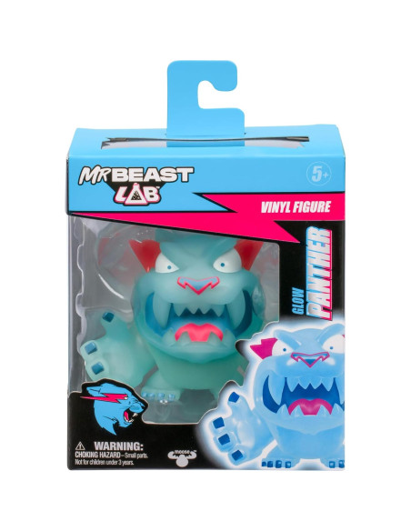 Figuras de Vinilo MrBeast Lab - Pantera Brillante 8.8cm Figuras de Vinilo MrBeast Lab - Pantera Brillante 8.8cm