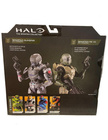 Figuras de Acción Halo Infinite - Spartan 16.5 cm - Paquete de 2