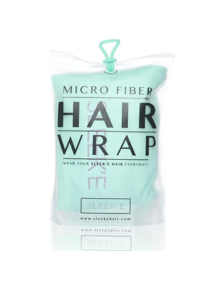 Toalla de Microfibra para Cabello Sleek'e - Menta, Ultra Absorbente Toalla de Microfibra para Cabello Sleek'e - Menta, Ultra Absorbente