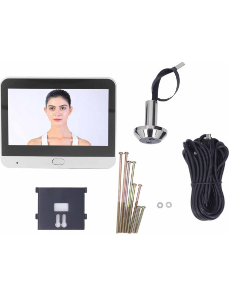 Cámara de Mirilla Asixxsix SY 36, 1080P, Pantalla 4.3" LCD Cámara de Mirilla Asixxsix SY 36, 1080P, Pantalla 4.3" LCD