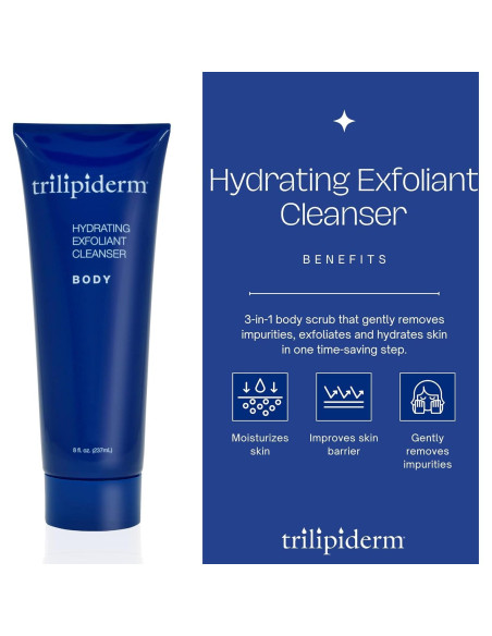 Limpiador Exfoliante Hidratante Trilipiderm 89 ml - Jabón Corporal 3 en 1 Limpiador Exfoliante Hidratante Trilipiderm 89 ml - Jabón Corporal 3 en 1