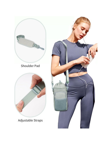 Soporte para Botella de Agua Sportsnew 32 oz Aislado Verde
