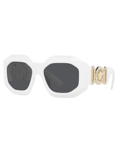 Gafas de Sol Versace Mujer Marco Negro Lentes Grises 56mm