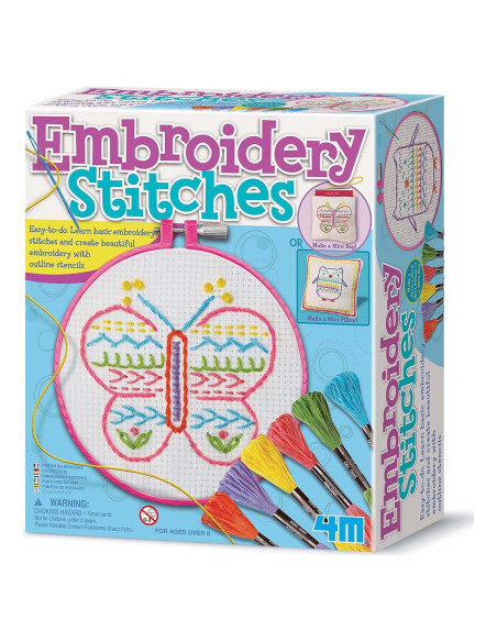 Kit de Bordado 4M Fácil de Hacer - Manualidades para Niños 8+ Kit de Bordado 4M Fácil de Hacer - Manualidades para Niños 8+