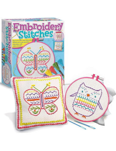 Kit de Bordado 4M Fácil de Hacer - Manualidades para Niños 8+