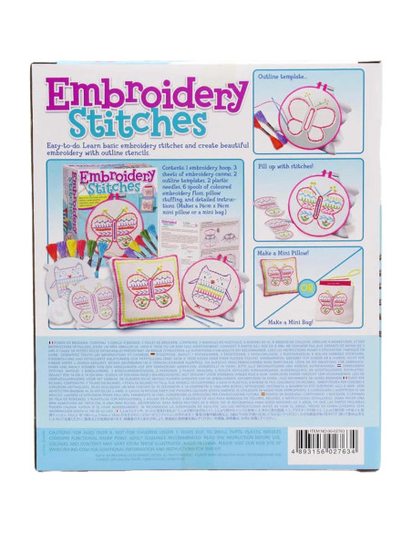 Kit de Bordado 4M Fácil de Hacer - Manualidades para Niños 8+ Kit de Bordado 4M Fácil de Hacer - Manualidades para Niños 8+