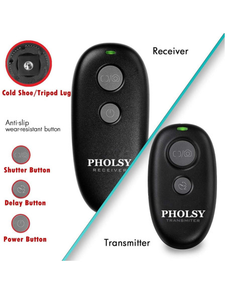 Control Remoto Inalámbrico PHOLSY para Cámara Fujifilm RR-90 Control Remoto Inalámbrico PHOLSY para Cámara Fujifilm RR-90