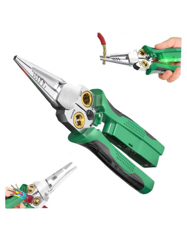 Pinzas de Electricidad 8 en 1 AprYew con Probador de Voltaje