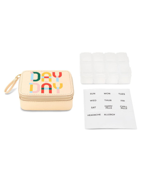Organizador de Pastillas de Viaje ban.do con Estuche 8 Compartimentos Organizador de Pastillas de Viaje ban.do con Estuche 8 Compartimentos