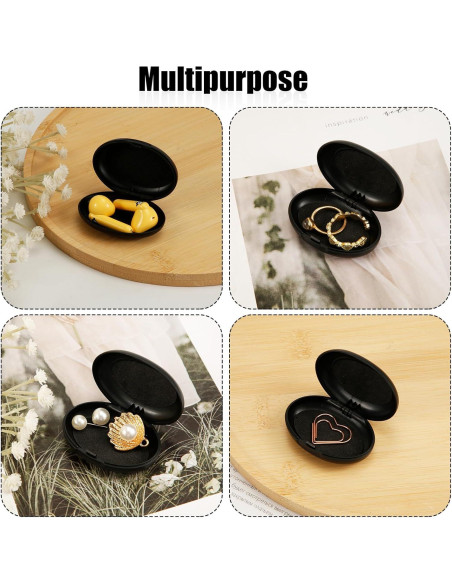 Estuche de almacenamiento para tapones de oídos XIHIRCD negro Estuche de almacenamiento para tapones de oídos XIHIRCD negro