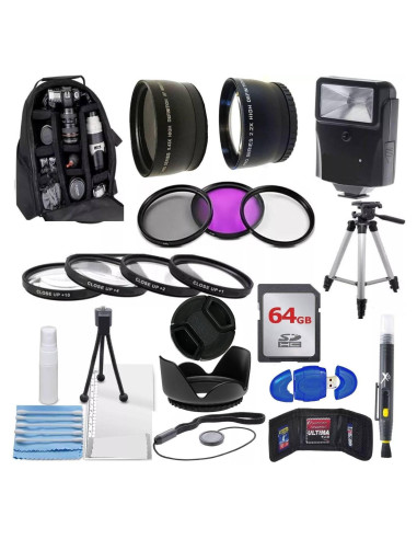 Kit de Lentes Gran Angular y Telefoto 2.2X para Canon EOS