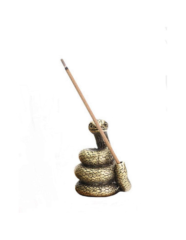 Estatua Mini Serpiente de Latón DMtse 2.5x2x3.2 cm Feng Shui