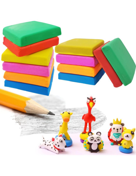 Gomas Amasadas ROPTO Paquete de 6 Colores para Artistas Gomas Amasadas ROPTO Paquete de 6 Colores para Artistas