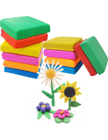 Gomas Amasadas ROPTO Paquete de 6 Colores para Artistas