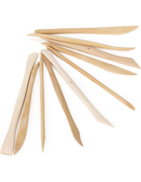 Set de 10 Herramientas de Modelado de Arcilla Comiart Set de 10 Herramientas de Modelado de Arcilla Comiart
