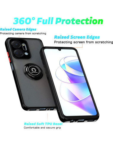 Funda QUIETIP para Honor X7a con Protector de Pantalla Negro