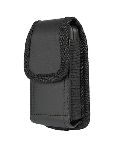 Funda de Flip para Nokia 2760/2780/2720 V - Cuero Vegano Negro