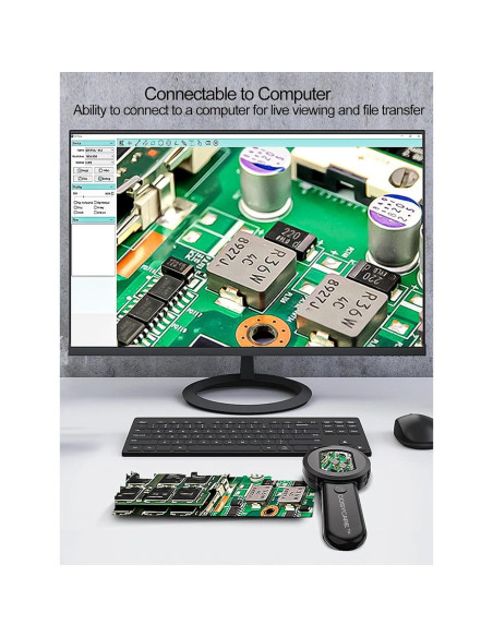 Microscopio Digital Portátil Cosycare 2" LCD con Luz UV y 8GB Microscopio Digital Portátil Cosycare 2" LCD con Luz UV y 8GB