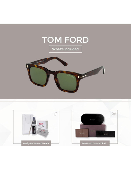 Gafas de Sol Tom Ford FT0751 Dax Hombres + Kit iWear Gafas de Sol Tom Ford FT0751 Dax Hombres + Kit iWear
