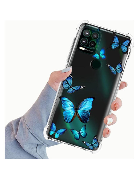 Funda Protectora TPU para Moto G Stylus 5G 2021 - Mariposa Azul Funda Protectora TPU para Moto G Stylus 5G 2021 - Mariposa Azul