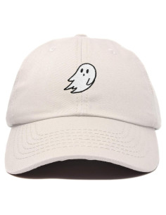 Gorra ajustable DALIX con bordado de fantasma para Halloween