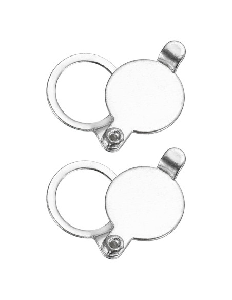 Cubierta de Mirilla PATIKIL 12mm Cromo Brillante 2pcs Cubierta de Mirilla PATIKIL 12mm Cromo Brillante 2pcs