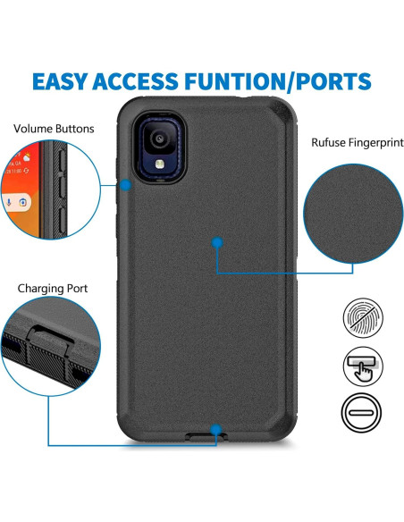 Funda Anloes Bumper 3 en 1 para TCL ION Z - Alta Dureza Funda Anloes Bumper 3 en 1 para TCL ION Z - Alta Dureza