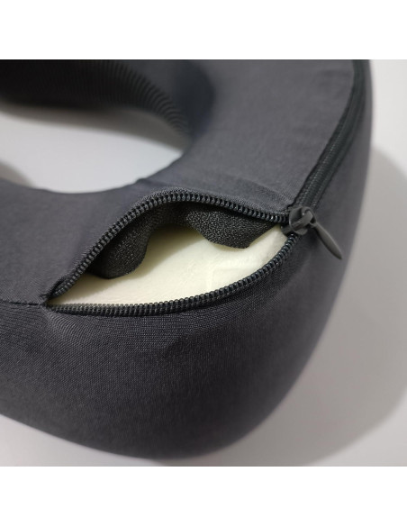 Almohada de Cuello Viscoelástica Jidachuang 30x30cm C-Negro Almohada de Cuello Viscoelástica Jidachuang 30x30cm C-Negro