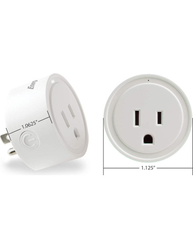 Enchufe Inteligente Energizer Connect WiFi 2 Paquete Control Voz