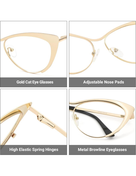 Gafas de sol estilo gato Metal Eyewear Ellen VFM0176 Gafas de sol estilo gato Metal Eyewear Ellen VFM0176