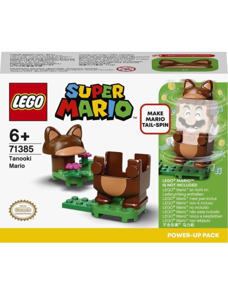 LEGO Super Mario Power Pack Mario Tanuki 71385 - Disfraz Interactivo LEGO Super Mario Power Pack Mario Tanuki 71385 - Disfraz Interactivo
