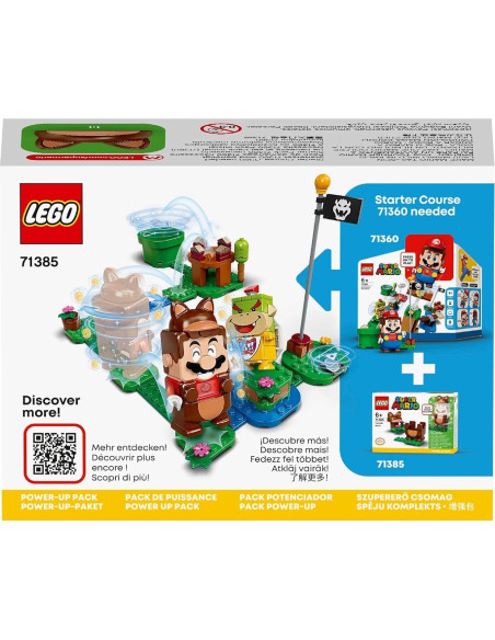 LEGO Super Mario Power Pack Mario Tanuki 71385 - Disfraz Interactivo LEGO Super Mario Power Pack Mario Tanuki 71385 - Disfraz Interactivo