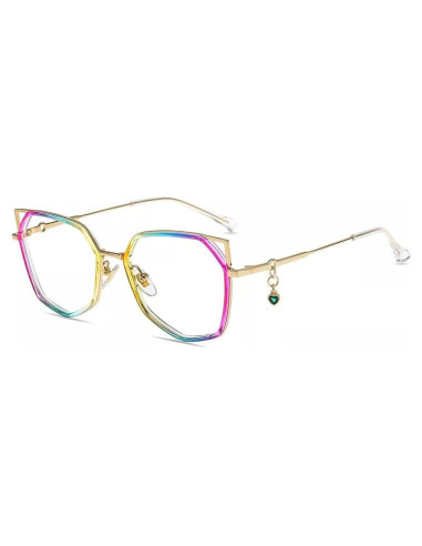 Gafas de luz azul Firmoo estilo gato con colgante UV400