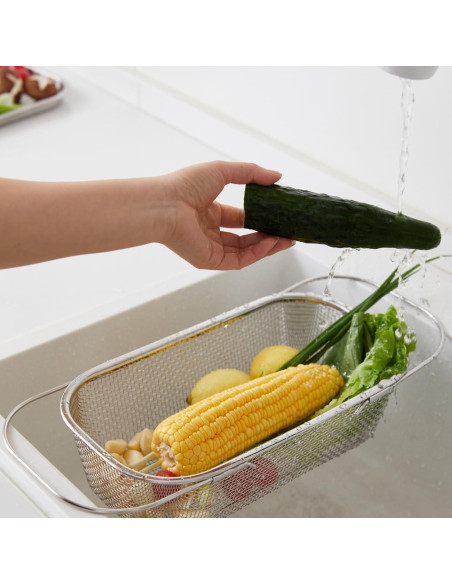 Colador Rectangular de Acero Inoxidable WHBDGP 32.9x18.5 cm Colador Rectangular de Acero Inoxidable WHBDGP 32.9x18.5 cm