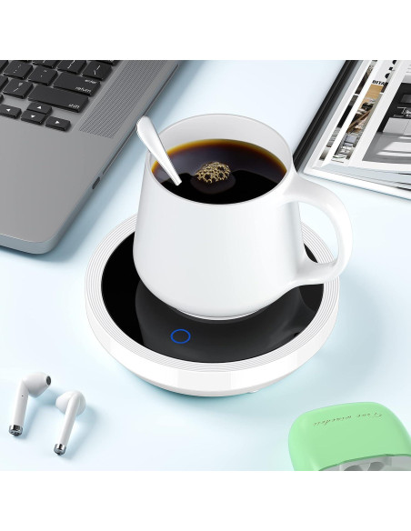 Calentador de Taza Apwche Blanco con Sensor de Gravedad 55C Calentador de Taza Apwche Blanco con Sensor de Gravedad 55C