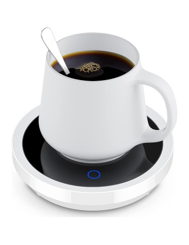 Calentador de Taza Apwche Blanco con Sensor de Gravedad 55C