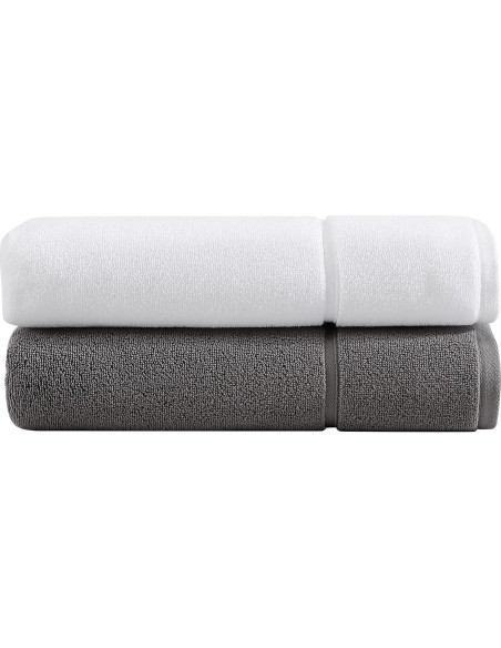 Set de Toallas de Baño Vera Wang 100% Algodón 6 Piezas Gris Set de Toallas de Baño Vera Wang 100% Algodón 6 Piezas Gris