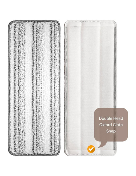 Paños de Mopa de Microfibra 33x12.4 cm Reemplazo Lavable 6 Pzas Paños de Mopa de Microfibra 33x12.4 cm Reemplazo Lavable 6 Pzas
