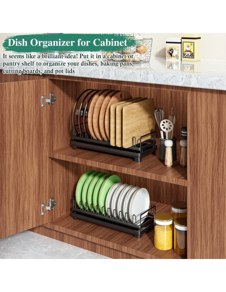 Escurridor de Platos Pequeño OKZEST con Drenaje Automático Escurridor de Platos Pequeño OKZEST con Drenaje Automático