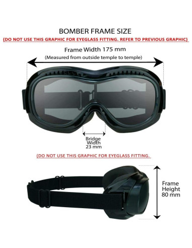 Gafas Bikershades Fit Over Polarizadas para Motocicleta