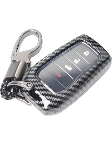 Cubierta de Llave Toyota Carbono Spidvunx 2017-2024 Negra